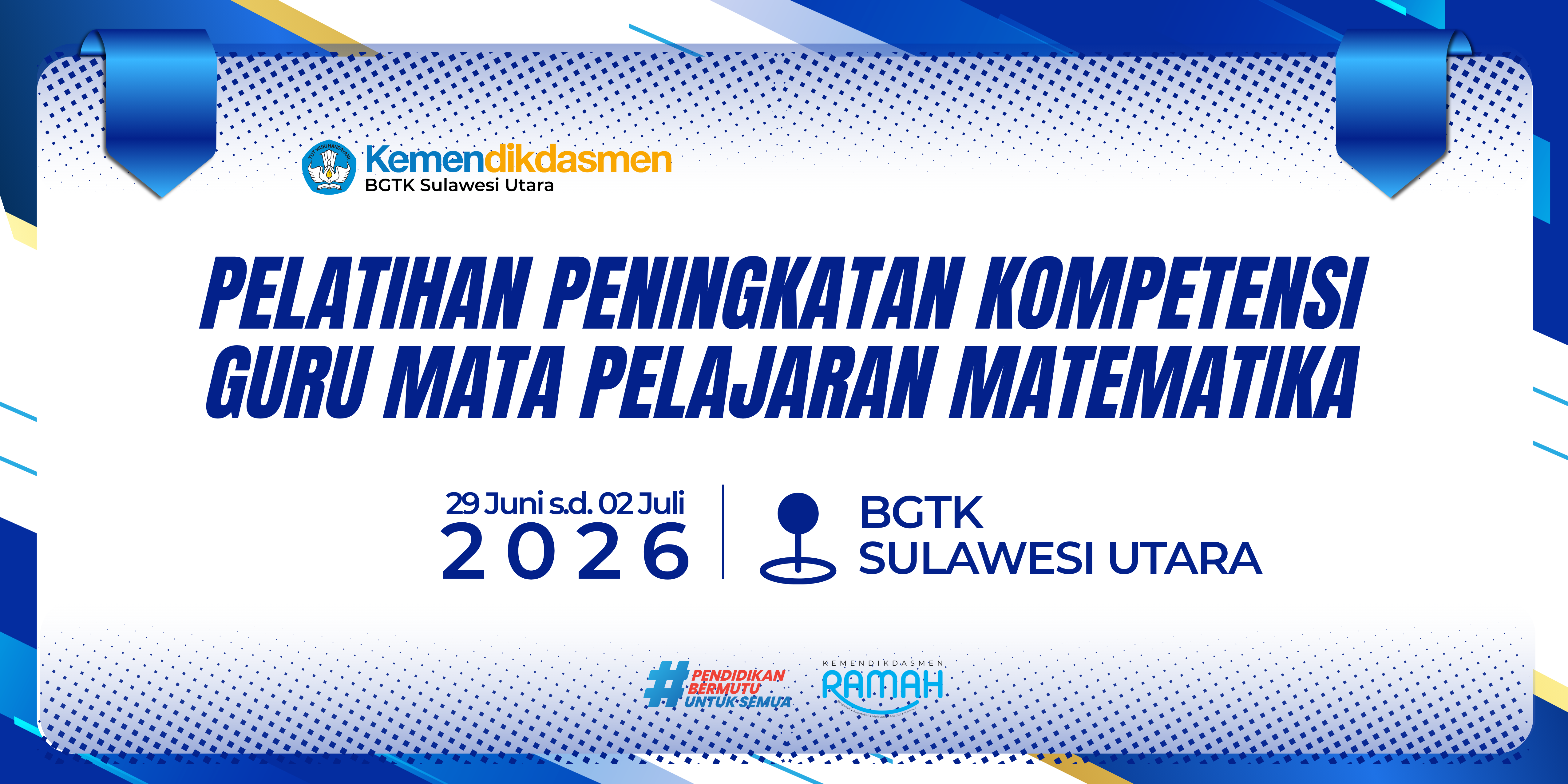 Pelatihan Peningkatan Kompetensi Guru Mata Pelajaran Matematika, Bahasa Indonesia, dan Bahasa Inggris pada Satuan Pendidikan Sekolah Menengah Atas